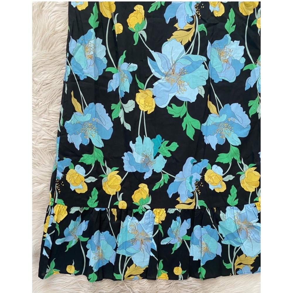 Tuckernuck x Hyacinth House Mimi Midi Dress Floral Puff Sleeve Women Large NWT - Picture 8 of 9
